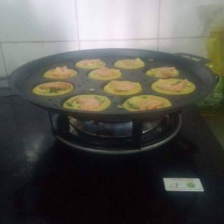 Khuôn Bánh Khọt 7 lỗ chống dính cao cấp