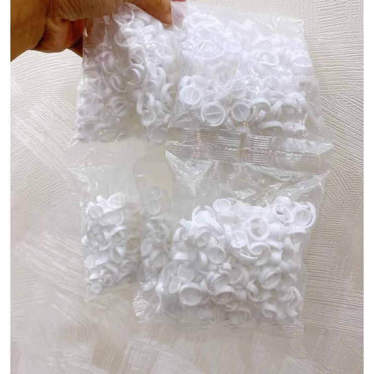 nhẫn đựng keo nối mi 100 nút và 50 nút