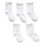 ✿ Set 5 Đôi Vớ Thể Thao Cổ Thấp Màu Trắng Cho Bé