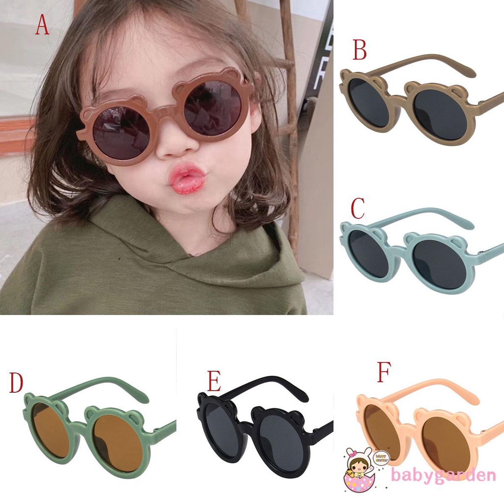 Kính Mát Gọng Tròn Dễ Thương Cho Bé