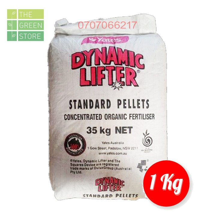 Phân hữu cơ DYNAMIC LIFTER (500G - 1KG chiết lẻ từ bao 35kg) nhập khẩu ...