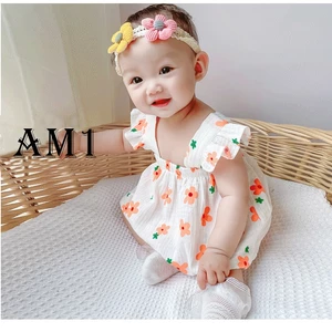 Đồ bộ bé gái quần áo cánh tiên vải đũi QATE902 - bộ quần áo cho bé gái cánh tiên xinh xắn TB246
