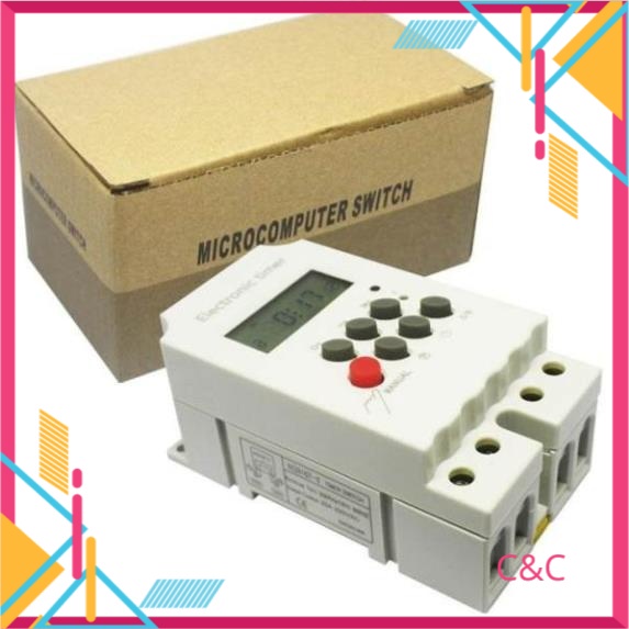 Công tắc hẹn giờ kg316t bật tắt tự động 17 chương trình timer hẹn giờ ổ ...