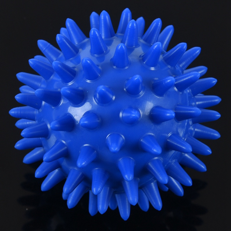 1 Bóng Massage Spikey Mềm Mại Cho Bàn Chân Tay Cổ Lưng Xanh 5.5CM