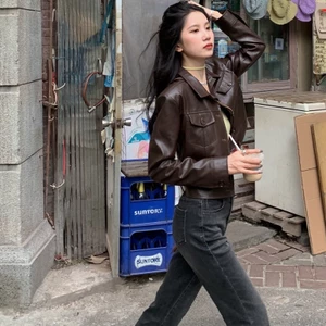 FREESHIP ÁO DA CROTOP PHONG CÁCH RETRO CAO CẤP