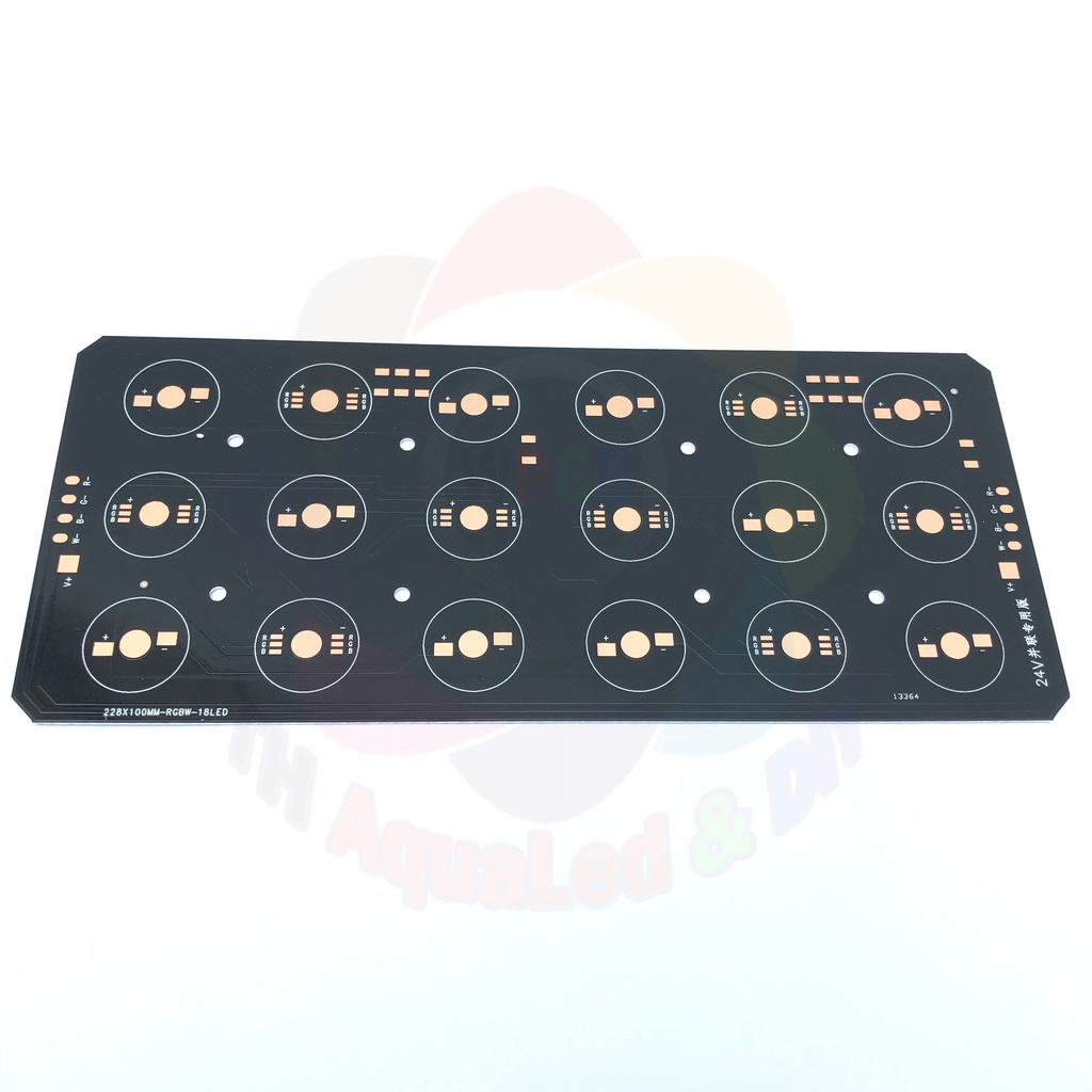 Mạch LED vuông RGB 18 vị trí Đế LED 4 kênh WRGB 24Volt cho chip led ...