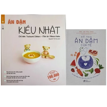 Sách - Combo Ăn Dặm Cho Mẹ Và Bé Gồm 2 Cuốn: Sổ Tay Ăn Dặm Của Mẹ & Ăn Dặm Kiểu Nhật
