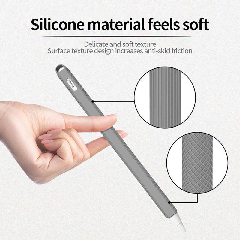 Hộp đựng bút chì silicon mềm chất lượng cao cho Apple Pencil 2nd Gen Pro Chống vân tay Bảo vệ bút chì chống sốc