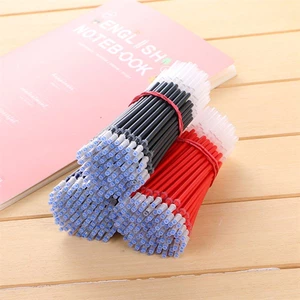 Combo 30 Ruột Bút Xanh Đen Đỏ Tím Và Bút Cute, Ngòi Bút Nét Nhỏ Đậm Đẹp Trơn - Thỏ Hồng VPP