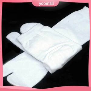 Vớ cotton trắng xỏ ngón kiểu thời trang Nhật Bản dành cho nam và nữ