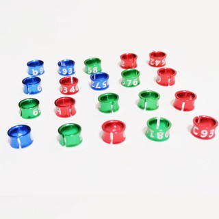 10 chiếc lovebirds Vòng chân mở 4mm / 4.7mm / 5mm / 6mm / 7mm / 8mm dành cho chim châu Phi Chim tình yêu & Cockatails Vòng chân Budgerigar, Vòng chân chim nhận dạng chuyến bay huấn luyện vòng chân