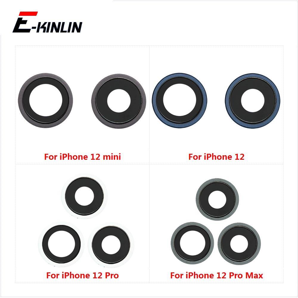 Phía Sau Nắp Camera Giá Đỡ Ống Kính Kẹp Vòng Khung Tương Thích Cho IP 12 mini 12 Pro Max Thay Thế Các Bộ Phận