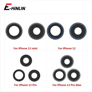 Phía Sau Nắp Camera Giá Đỡ Ống Kính Kẹp Vòng Khung Tương Thích Cho IP 12 mini 12 Pro Max Thay Thế Các Bộ Phận