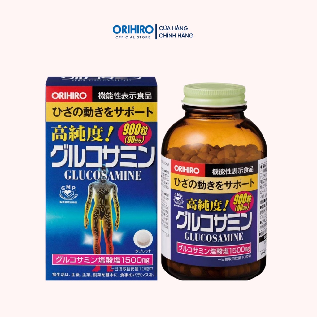 Viên uống bổ sung Glucosamine ORIHIRO Nhật Bản giảm đau xương khớp 900 viên - 950 viên