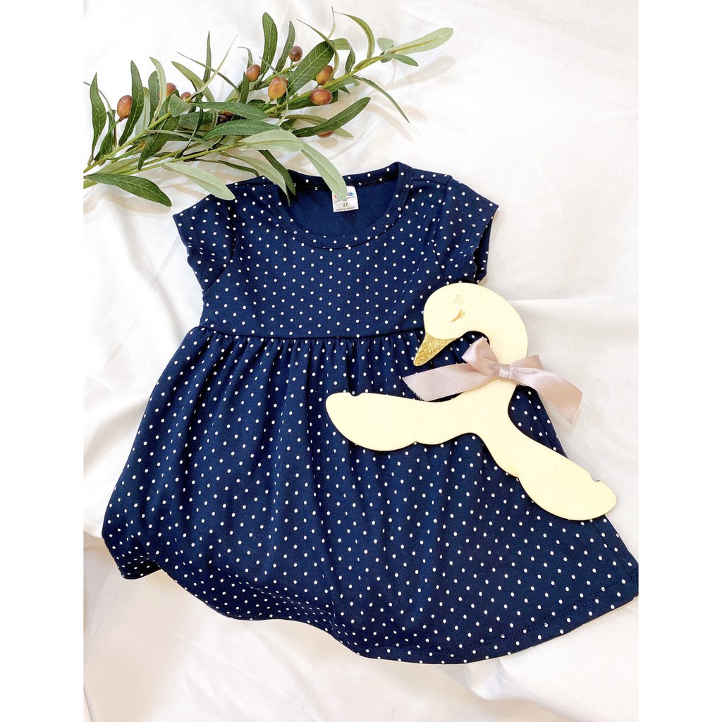 Váy Trẻ Em, Đầm Cotton Siêu Thoáng Mát Thời Trang Cho Bé Gái