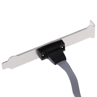 Clip DB9 RS232 COM Conncetor Cáp Máy Tính 9Pin Cổng Nối Tiếp Khung Xe Mở Rộng Vách Ngăn