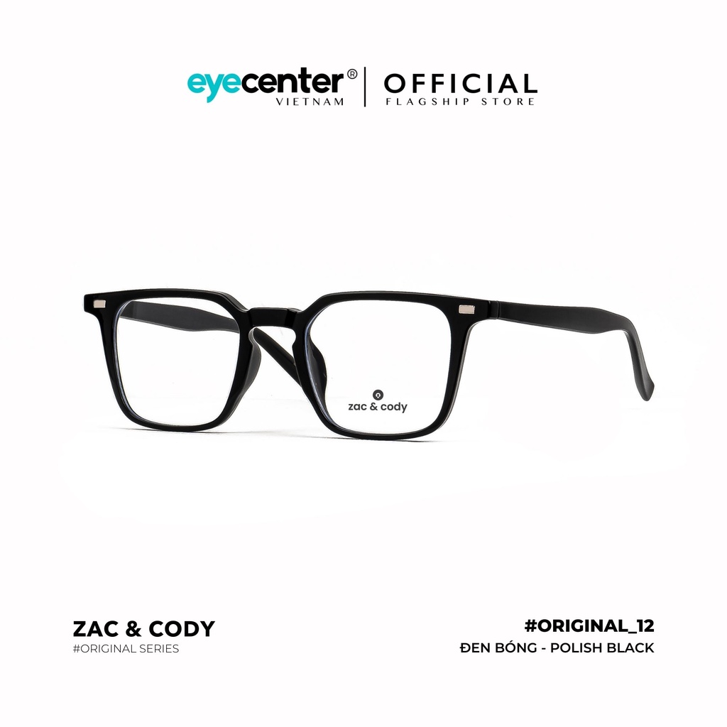 Ảnh Gọng kính unisex chính hãng B12-S by ZAC&CODY mắt vuông nhập khẩu Eye Center Vietnam 2