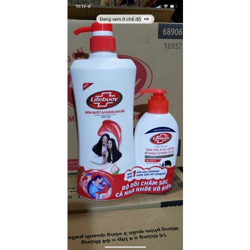 dầu gội Lifebouy vòi 650gr