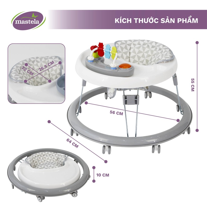 Bánh xe silicon chống ồn Mastela