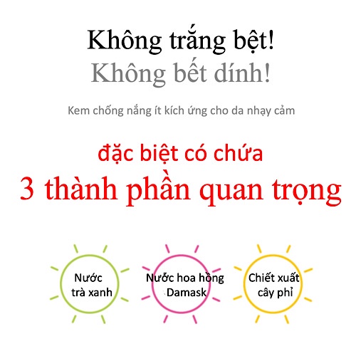 Combo Kem chống nắng bảo vệ toàn diện NoTS UV Protection Sun Cream 70g SPF 50+/PA+++