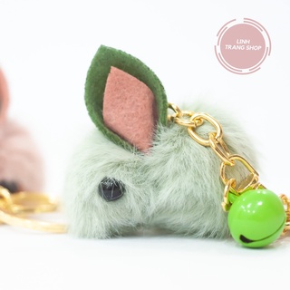 Móc chìa Khoá Thỏ Bông Kute, Móc Khoá Keychain Thỏ Bông Dễ Thương