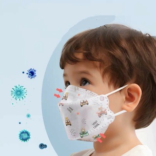 combo 5 túi  50 Khẩu trang 4 lớp kháng khuẩn KF94 (dành cho bé từ 4-12 tuổi)