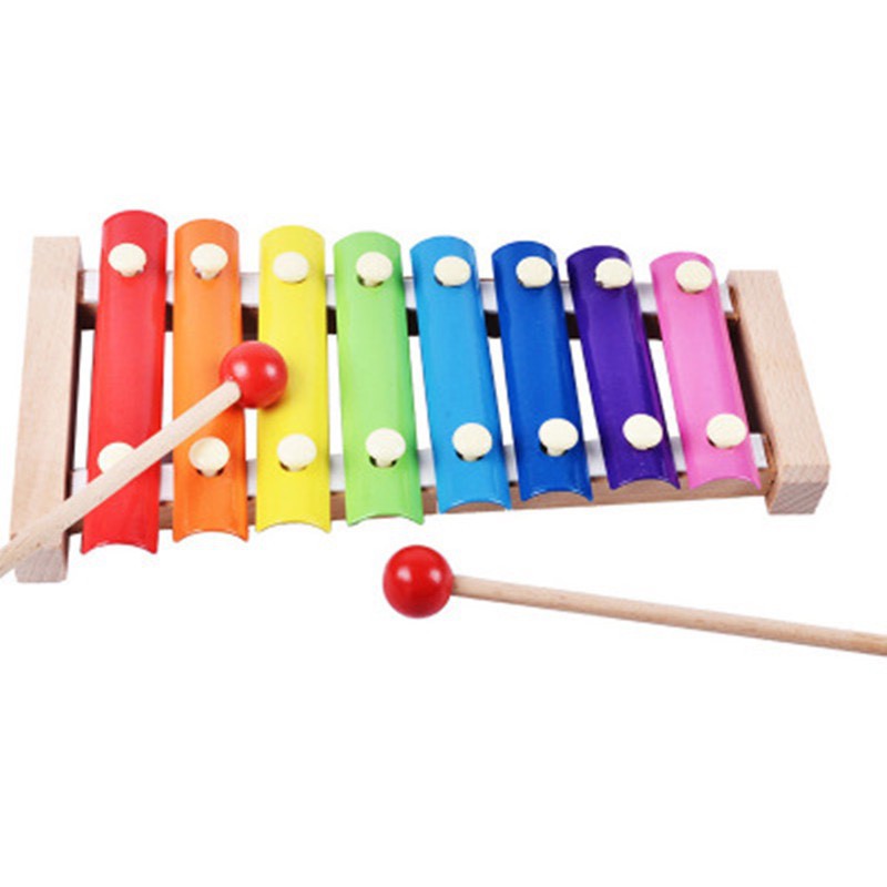 Đàn Gõ 8 Quãng Nhạc cụ Đàn Gõ Xylophone 8 Thanh Cho Bé Đồ Chơi Nhạc Cụ - Đồ Chơi Cho Bé PUKAPI