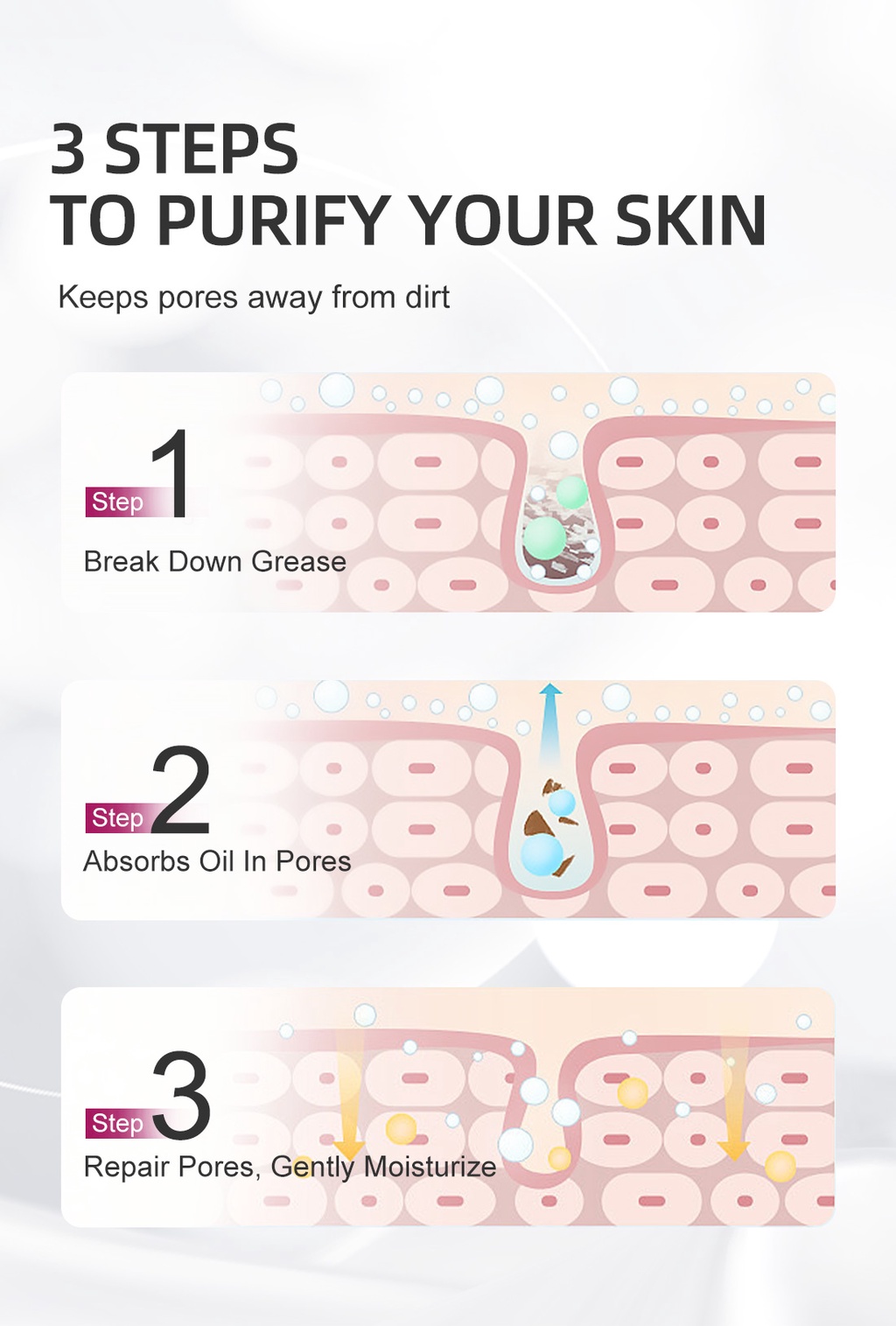 Mô tả RtopR Mango Blackhead Remover Mask  Mặt nạ xoài RtopR kèm 50 giấy lột/ serum loại bỏ mụn đầu đen và thu nhỏ lỗ chân lông - 8