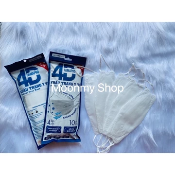 Bỏ sỉ 1 thùng 300 cái khẩu trang kf94/ khẩu trang túi 300 Kf94 Famapro (10 cái/túi)