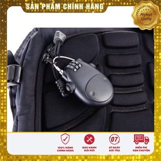 Khóa chống trộm mũ bảo hiểm fullface 3/4 balo vali túi xách