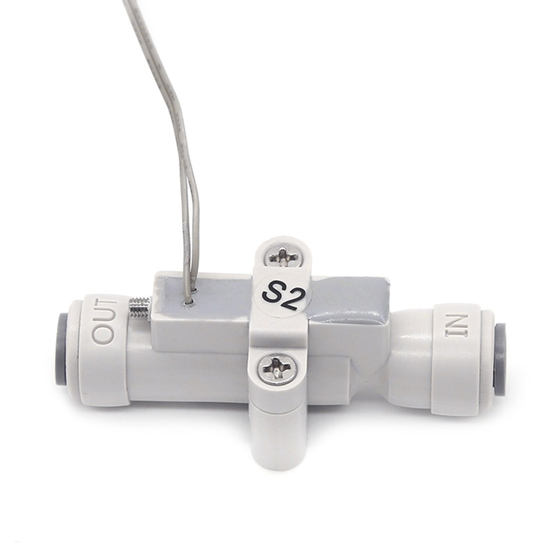 Đồng hồ đo lưu lượng nước cảm biến G1/4" thường mở dùng cho máy lọc nước