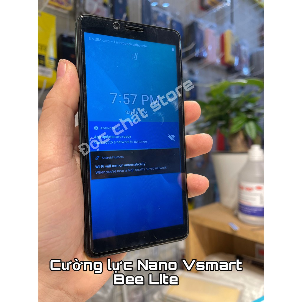 Combo Dán cường lực Nano và dán camera Vsmart Bee lite cao cấp
