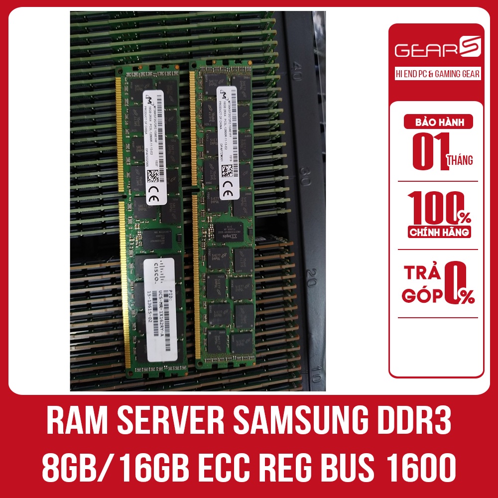 Ram REG ECC DDR3 16GB dùng cho main X58 , X79 main supprot ram ECC ...
