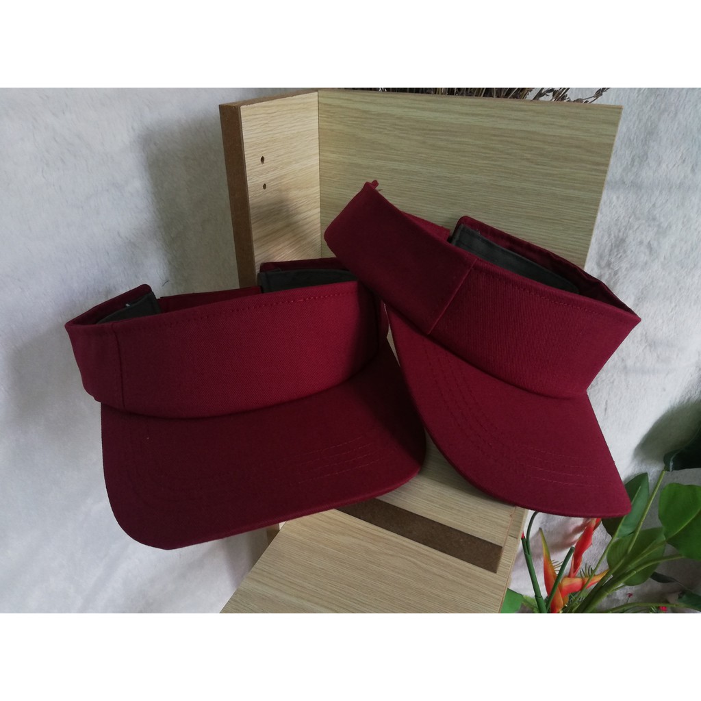 Nón Kết Nửa Đầu Thể Thao Cho Nam Nữ Đẹp Giá Rẻ Màu Đỏ Đô