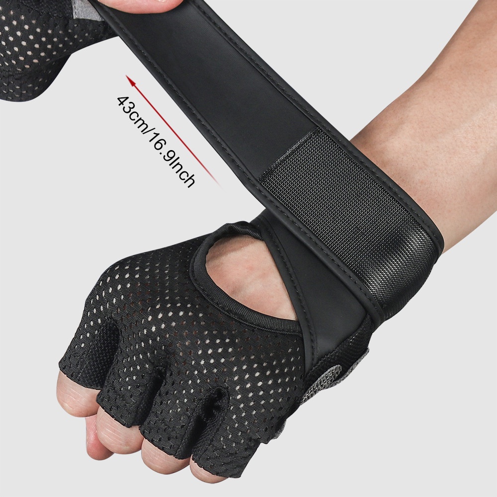 Mô tả Găng Tay Tập Gym Chính Hãng Cleacco – Boro Sport | Mẫu Mới 2025 | Chống Trượt – Quấn Cổ Tay – Thoáng Khí – Êm Tay - 6