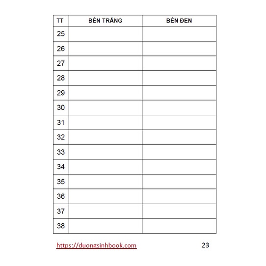 Ảnh Sổ ghi chép ván cờ vua (Biên bản thi đấu) DƯƠNG SINH, khổ A6, 64 trang 4