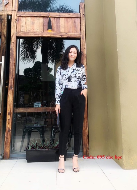 quần baggy công sở