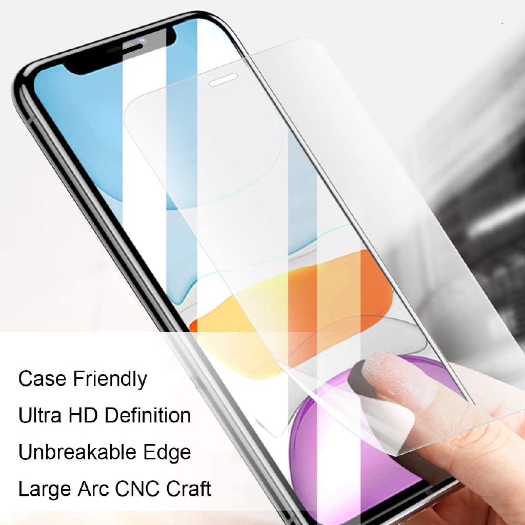 Kính cường lực bảo vệ toàn màn hình cho iPhone ip 17 Air 16 15 14 13 12 Mini 11 10 Pro 16E Xs Max X XR 8 7 6s Plus 5S 5 SE 2020 2022 5G 4G 2025