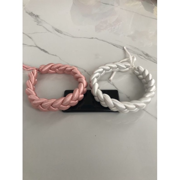Mấn (vấn) tết 3 trơn vải phi bóng, mấn đội đầu áo dài, phụ kiện thời trang, phụ kiện cưới, pk Khánh huyền