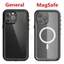 IP68 Super Waterproof Underwater Diving Swimming Phone Case chống nước for iPhone 15 Plus 13 12 11 ProMax Mini XS XR X 7/8 Plus SE 2020 Cover Surfing/Sandy beach/Seaside/Snorkeling/Dive Ốp Điện Thoại Chống Nước