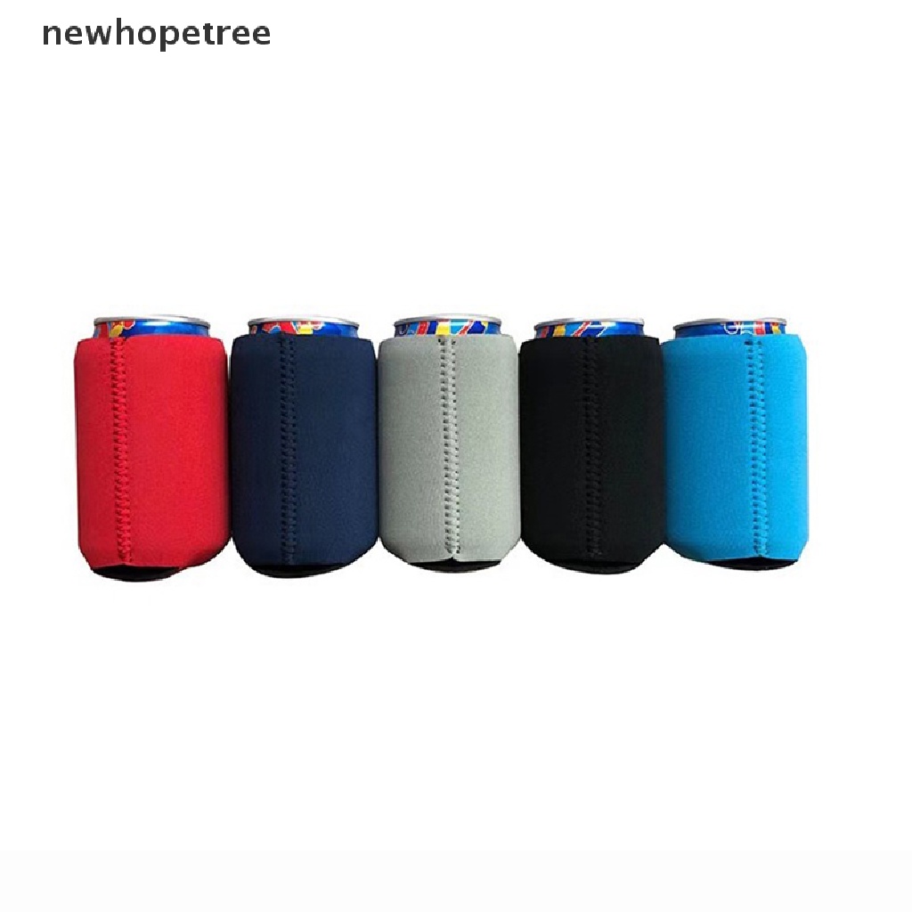 Set 6 vỏ bọc lon bia lạnh có thể tái sử dụng nhiều màu sắc