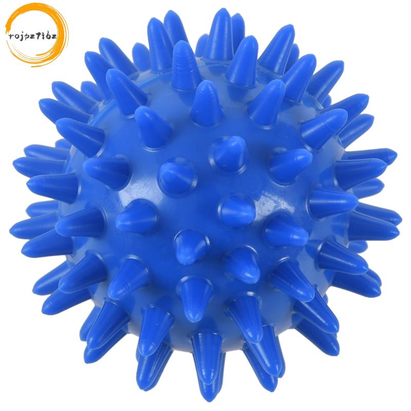 1 Bóng Massage Spikey Mềm Mại Cho Bàn Chân Tay Cổ Lưng Xanh 5.5CM