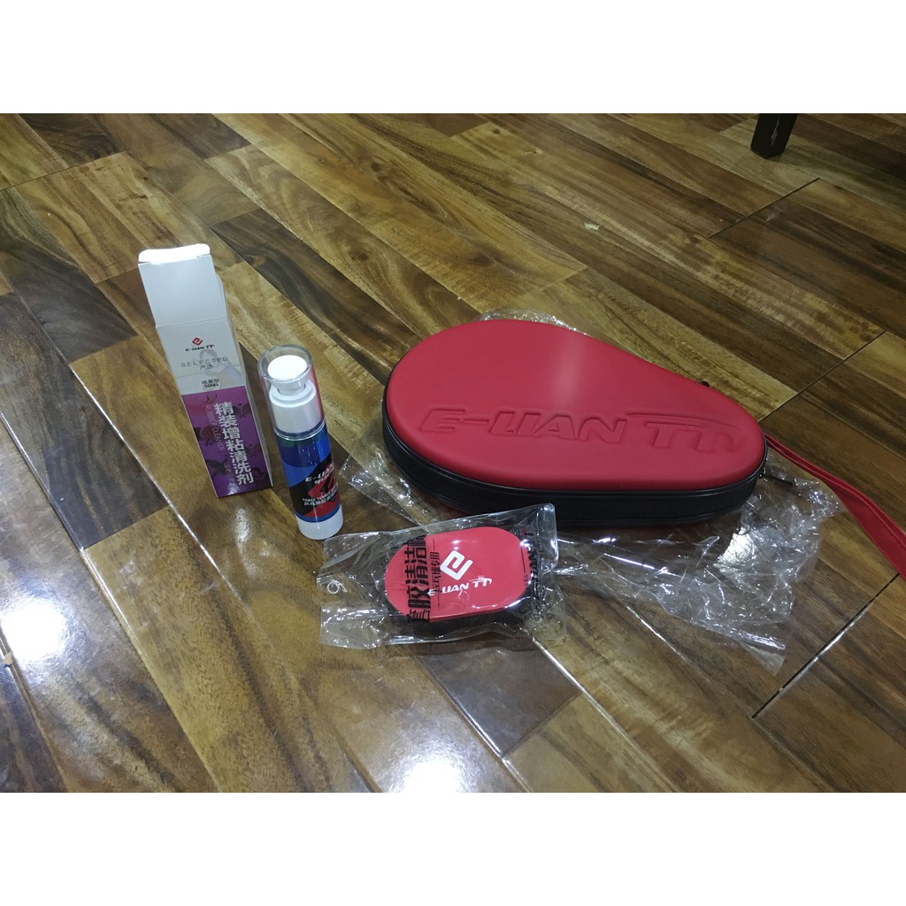 [Xỉ, lẻ, CTV] COMBO BAO VỢT KÈM MÚT LAU MẶT VỢT VÀ CHAI XỊT RỬA PHỤC HỒI MẶT VỢT E-LIAN