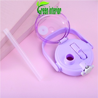 Bình giữ nhiệt dung tích lớn 1300ml Greeninterior, cốc đựng nước siêu tiện lợi sử dụng hằng ngày Màu Tím Mờ