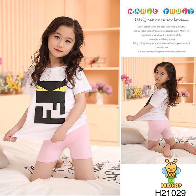 Quần chip đùi cho bé gái size đại BEESHOP mềm mại thoáng mát cho bé DL03