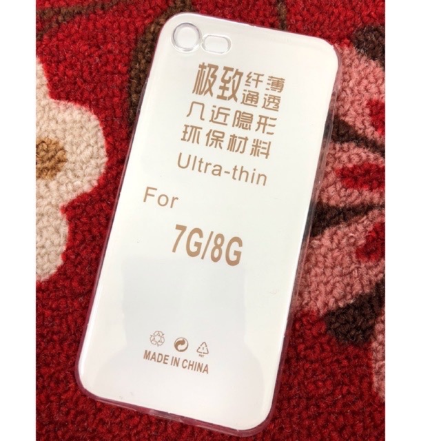 Ốp lưng Silicon trong suốt Iphone7/8