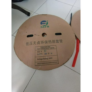 Ống gen co nhiệt phi 10 màu đỏ đen bán theo mét tới