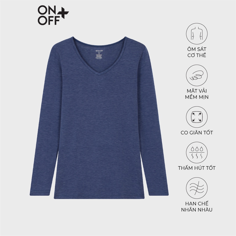 Áo giữ nhiệt ONOFF co giãn 4 chiều, hỗ trợ vận động tối đa – H16TL17008