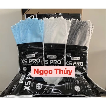 Set 100 cái khẩu trang 4D KF94, khẩu trang con cá kháng khuẩn