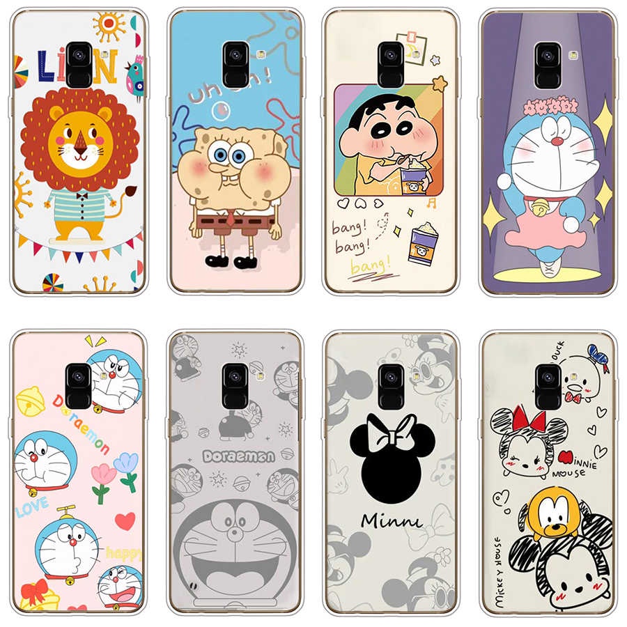 Ốp Điện Thoại TPU Dẻo In Họa Tiết Độc Đáo Thời Trang Cho Samsung Galaxy A8 plus 2018 A6 2018 plus